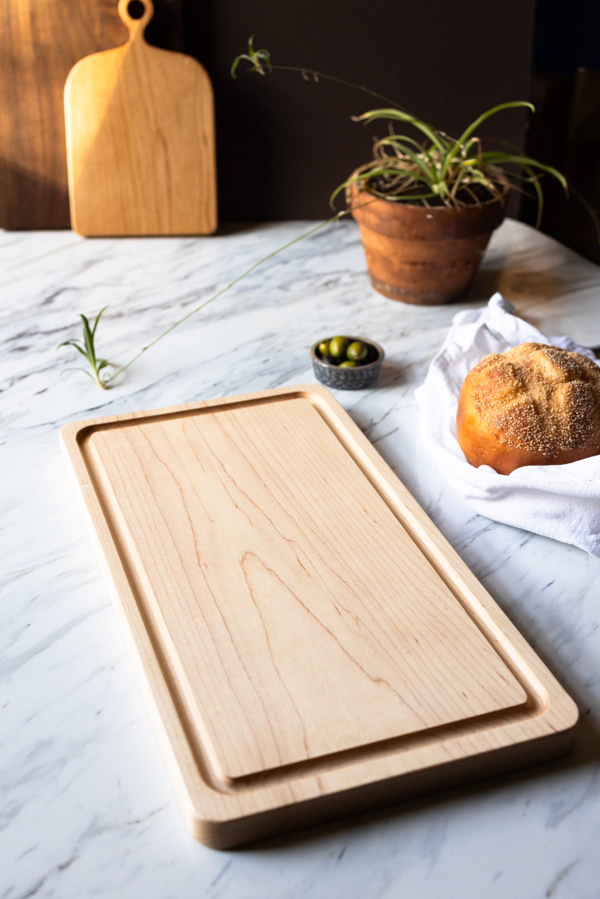 Adirondack Kitchen Solid One-Piece Maple Cutting Board
