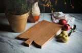 Antique Style French Winged Cutting Board in White Oak