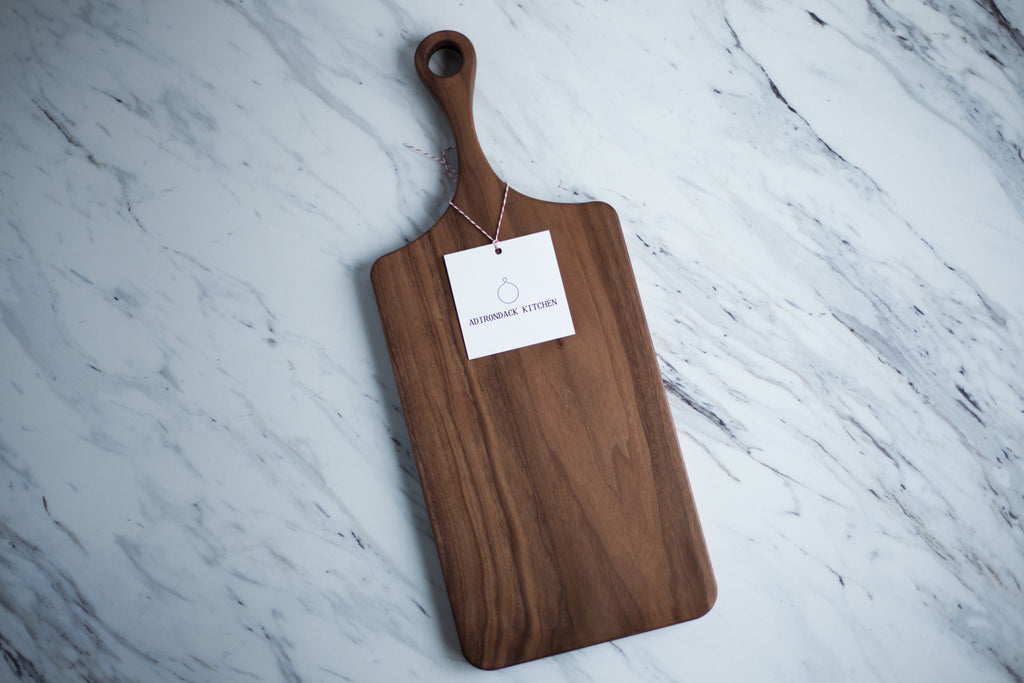 Wide Server Cutting Board with Handle