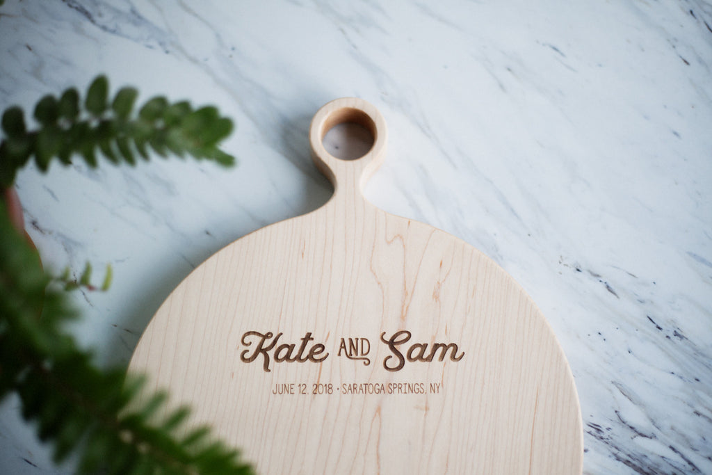 Handmade Cherry Wood Placemats - Custom Engraving