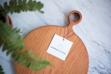 Round Cherry Wood Cutting Board